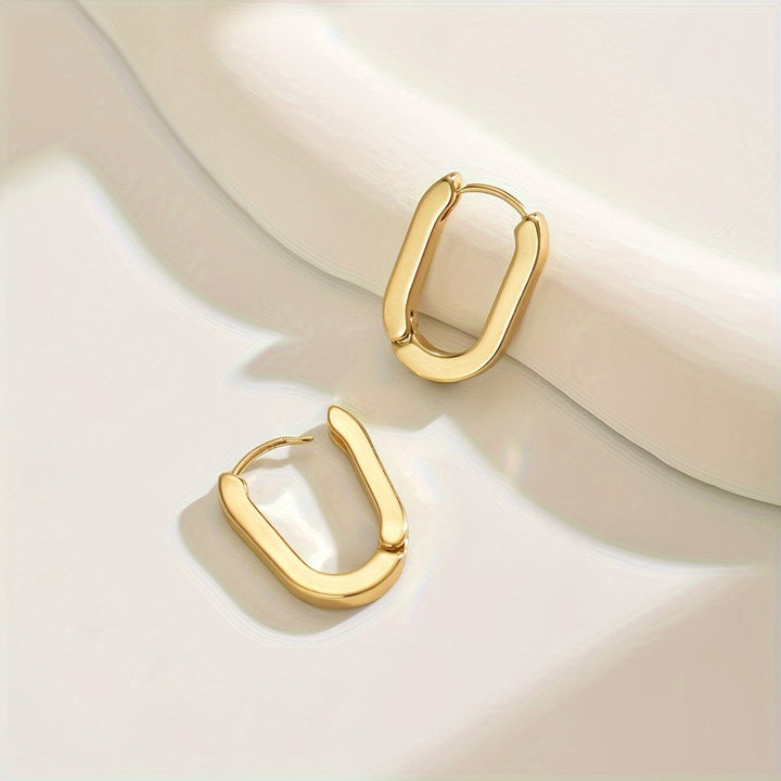 Alina – Orecchini eleganti geometrici a cerchio