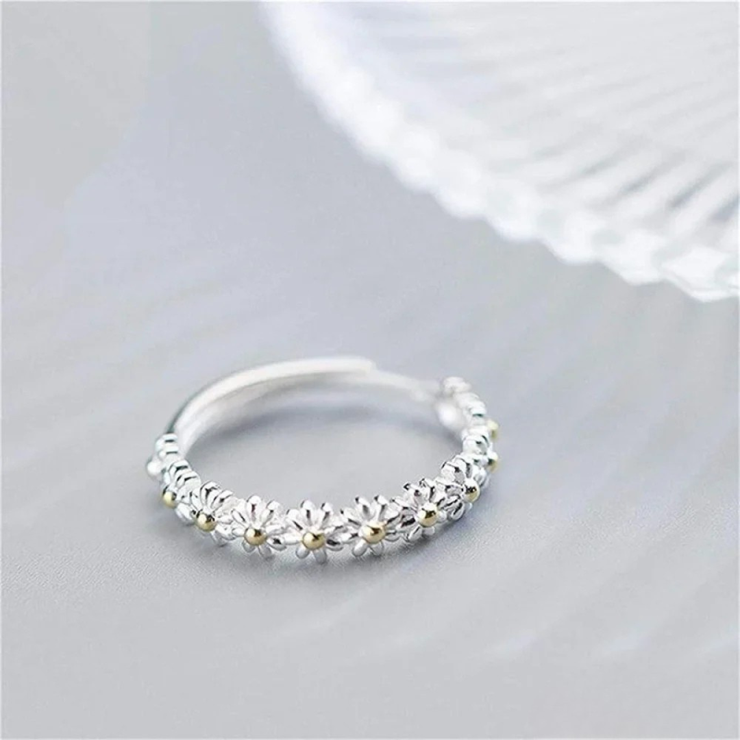 Florentina – Anello in argento floreale