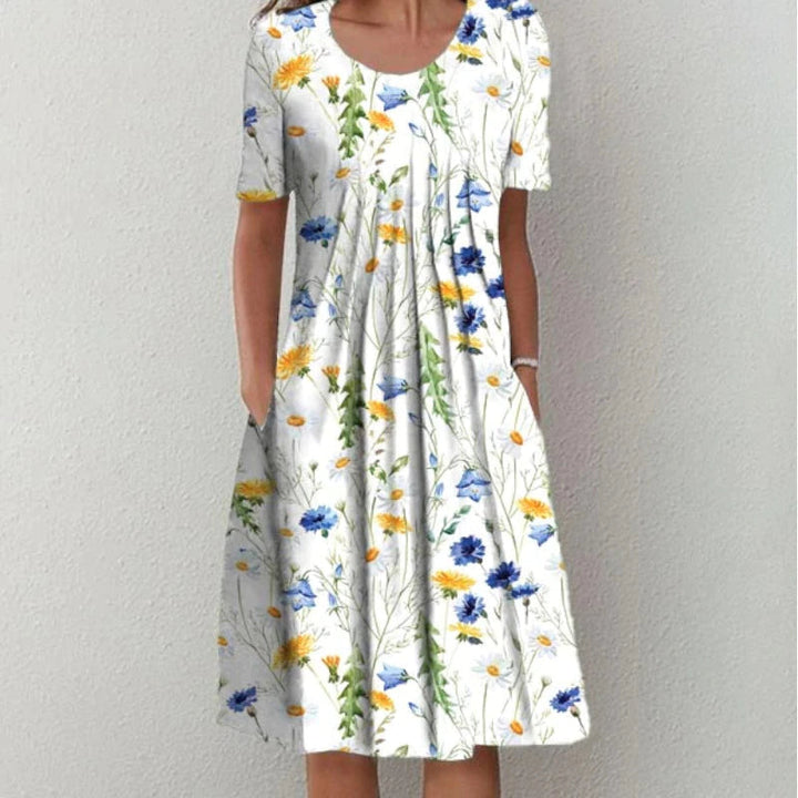 Evie | ELEGANT FLORAL DRESS