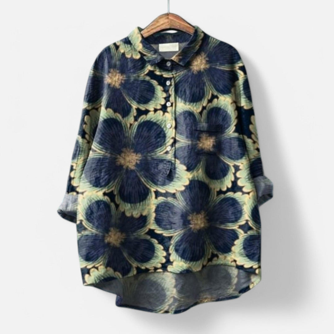 Lucille – Vintage Floral Button Shirt