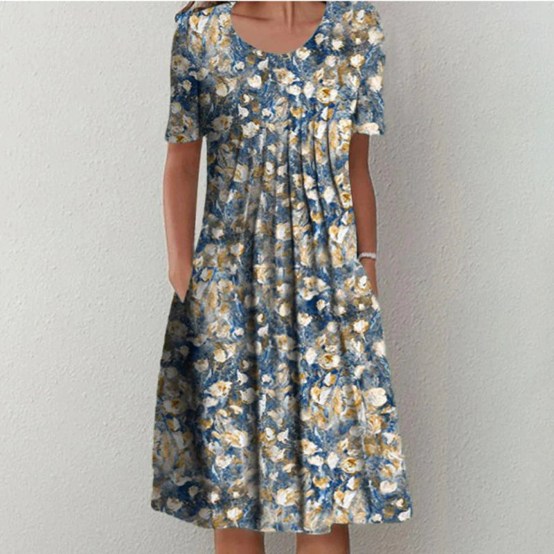Evie | ELEGANT FLORAL DRESS