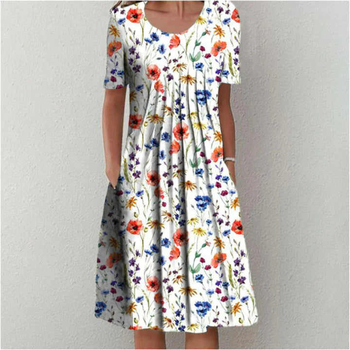 Evie | ELEGANT FLORAL DRESS