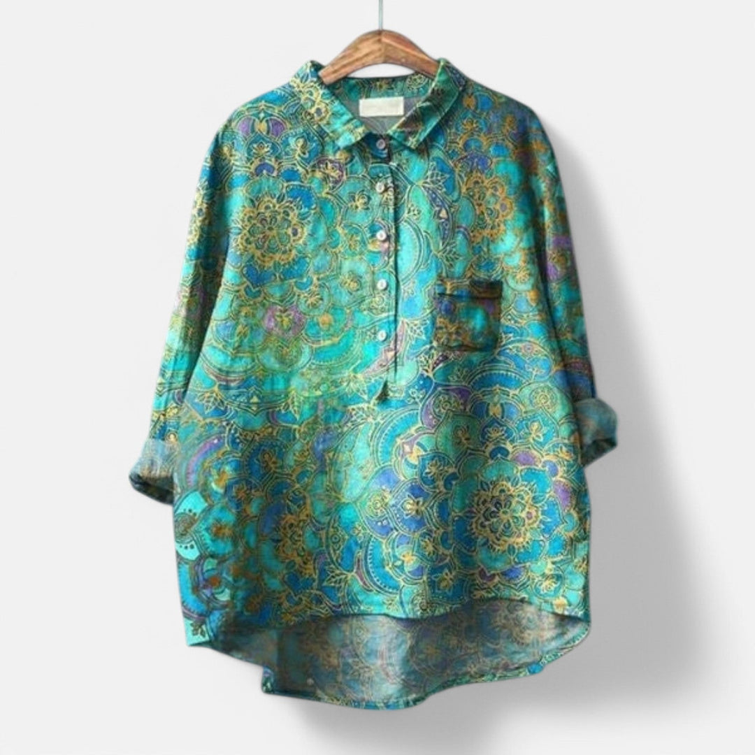 Lucille – Vintage Floral Button Shirt
