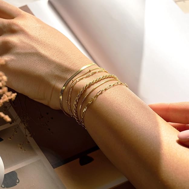 Isabella – Set di bracciali Vernetta | Oro