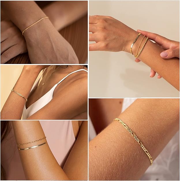 Isabella – Set di bracciali Vernetta | Oro