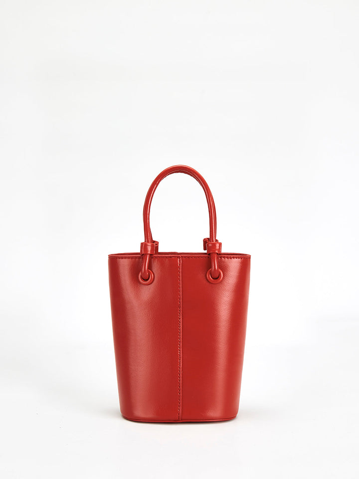 Small Bucket-Shape Handbag