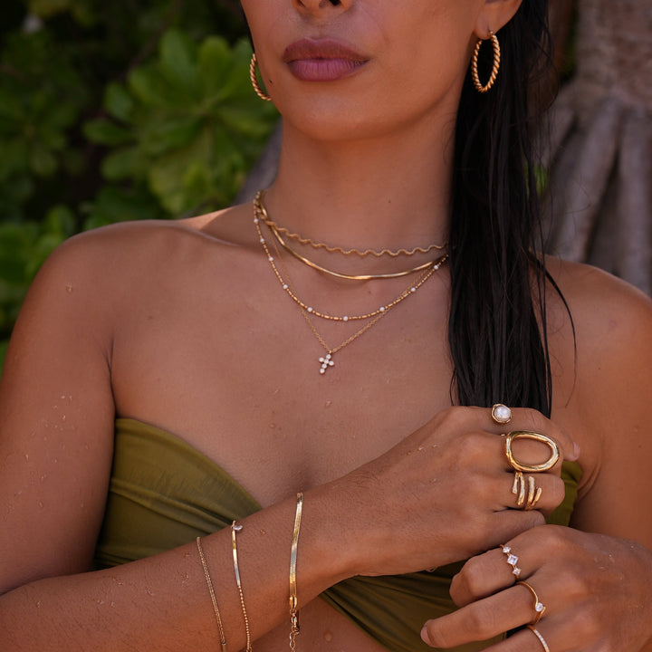 Katharina – Elegante catenina dorata