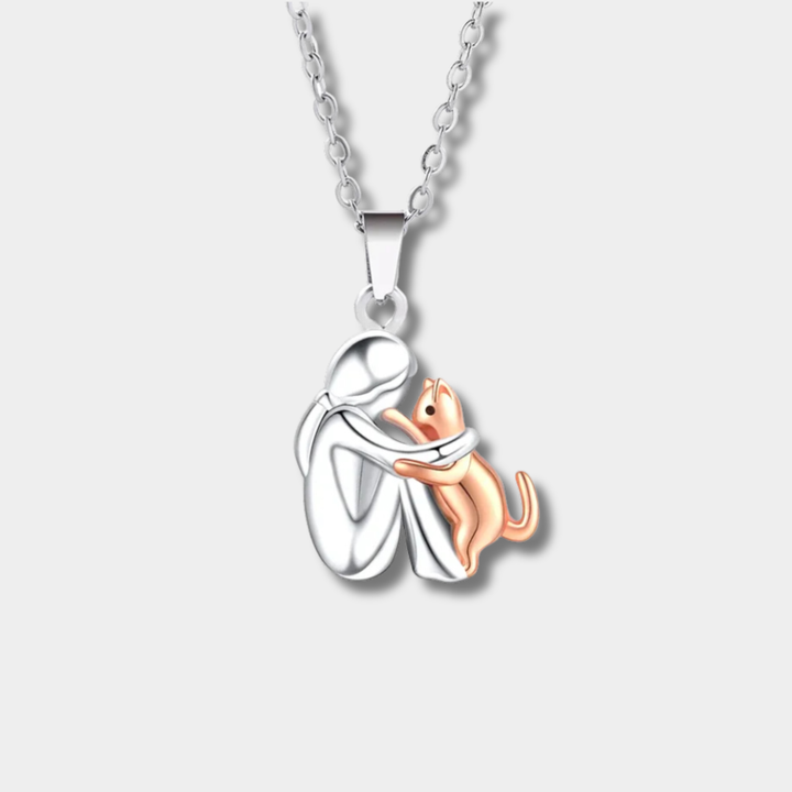 Collana con pendente “Abbraccio di gatto”