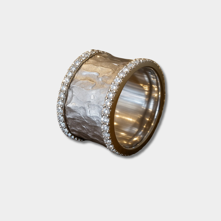 Viktorie – Anello vintage in argento con zircone
