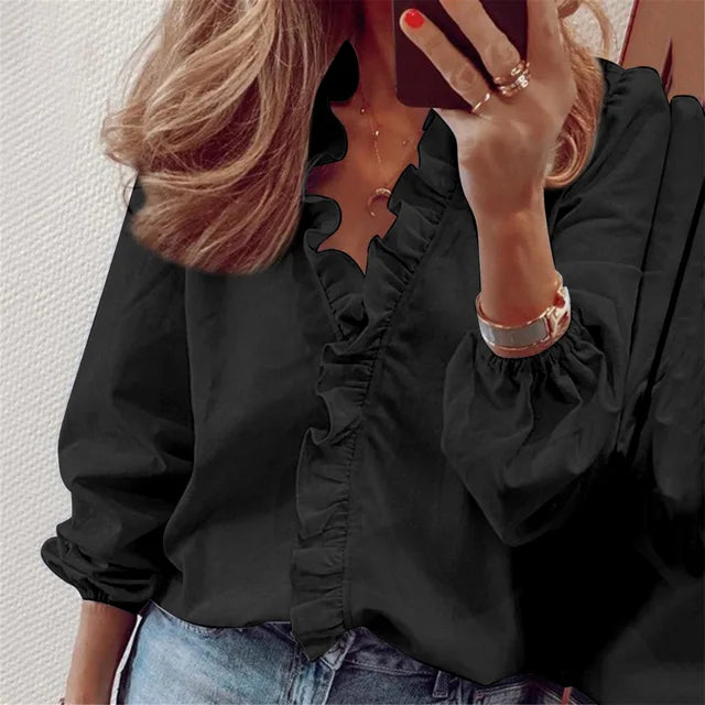 Liana | Summer Ruffle Blouse
