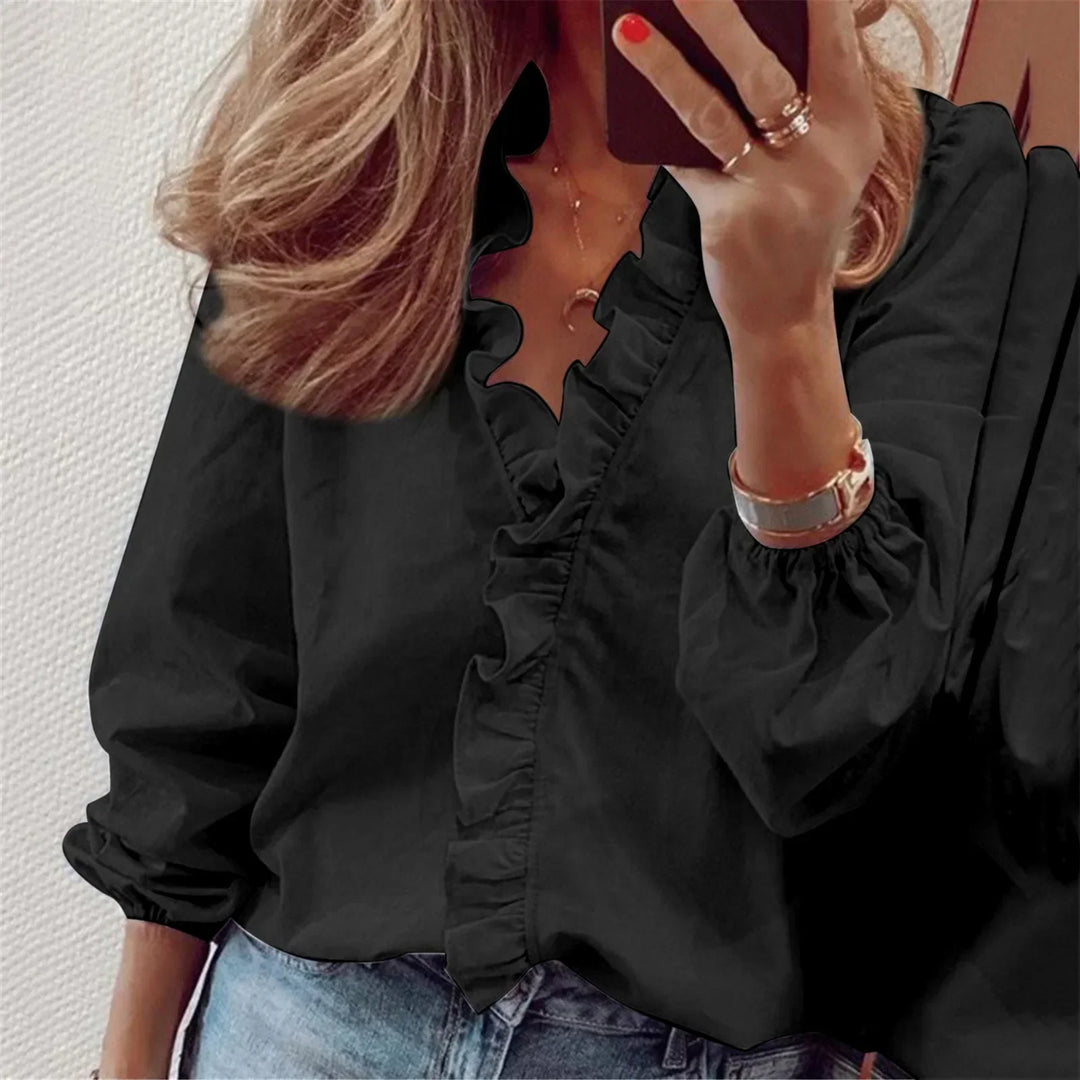 Liana | Summer Ruffle Blouse