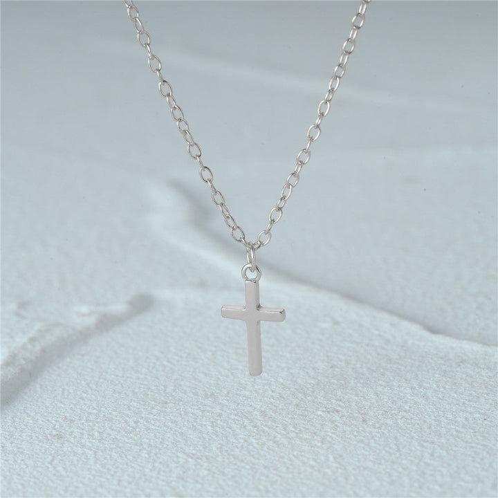 Elina – Collana in argento a doppio strato con pendente