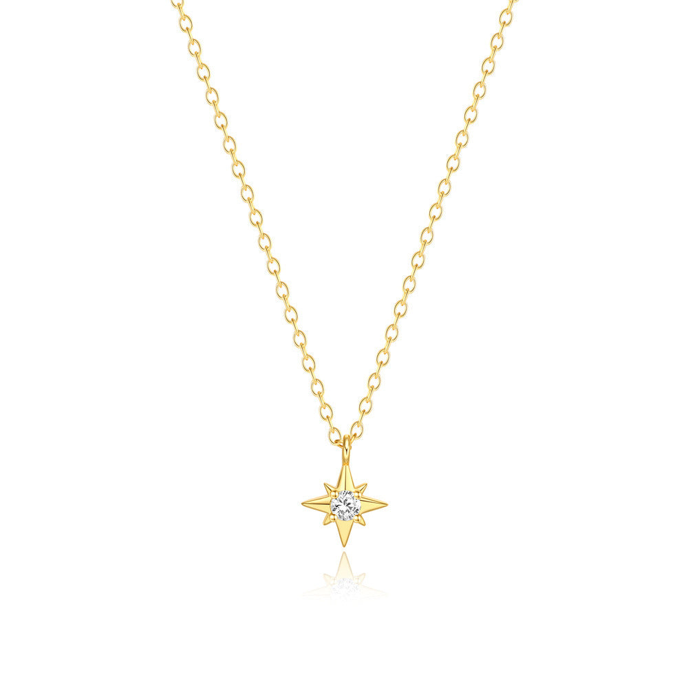 Lina – Catenina fine in argento con medaglione rotondo