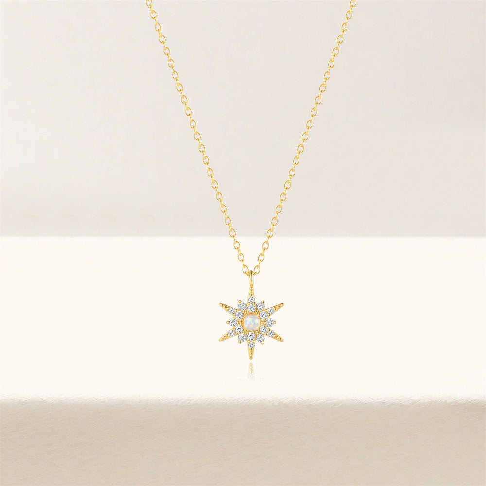 Amelie – Catenina fine in argento con pendente rotondo