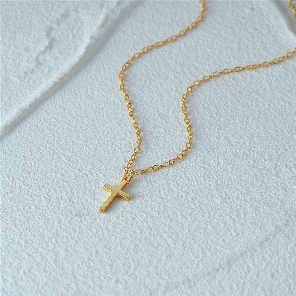 Elina – Collana in argento a doppio strato con pendente