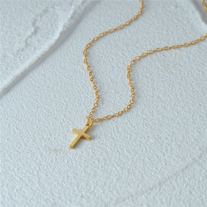 Elina – Collana in argento a doppio strato con pendente
