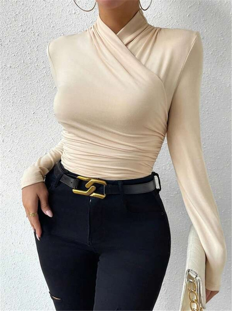 Angela – Elegant Wrap-Style Top