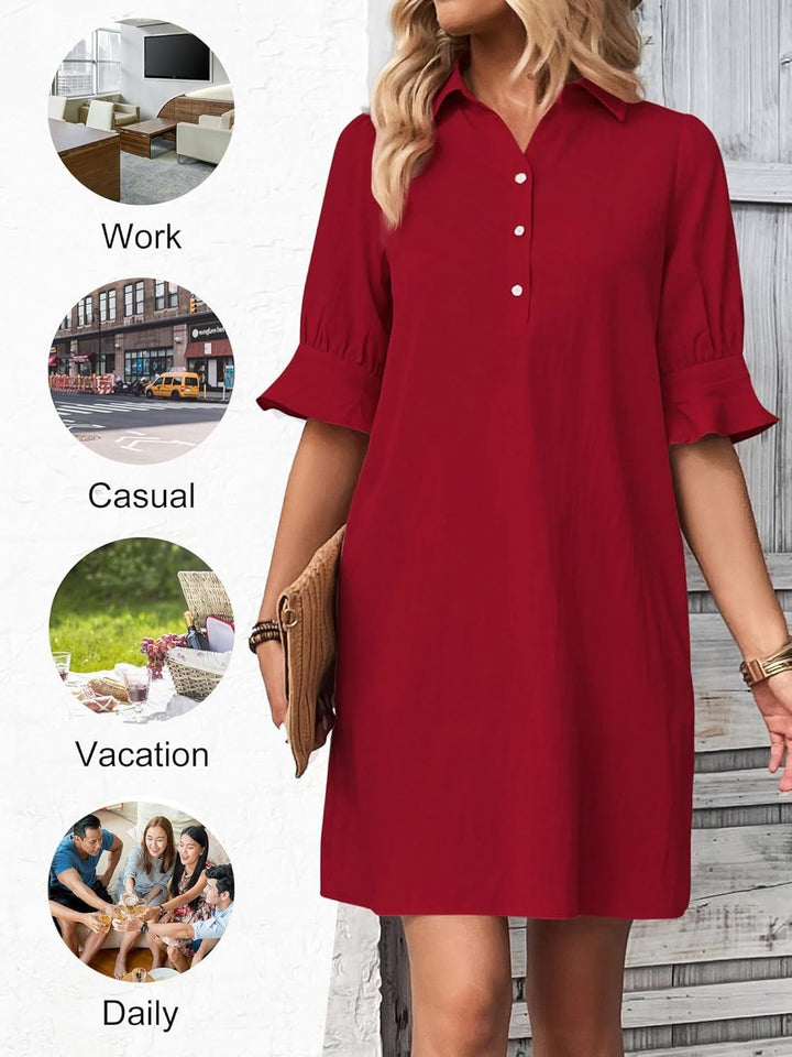Elsie | Elegant Ruffle Dress