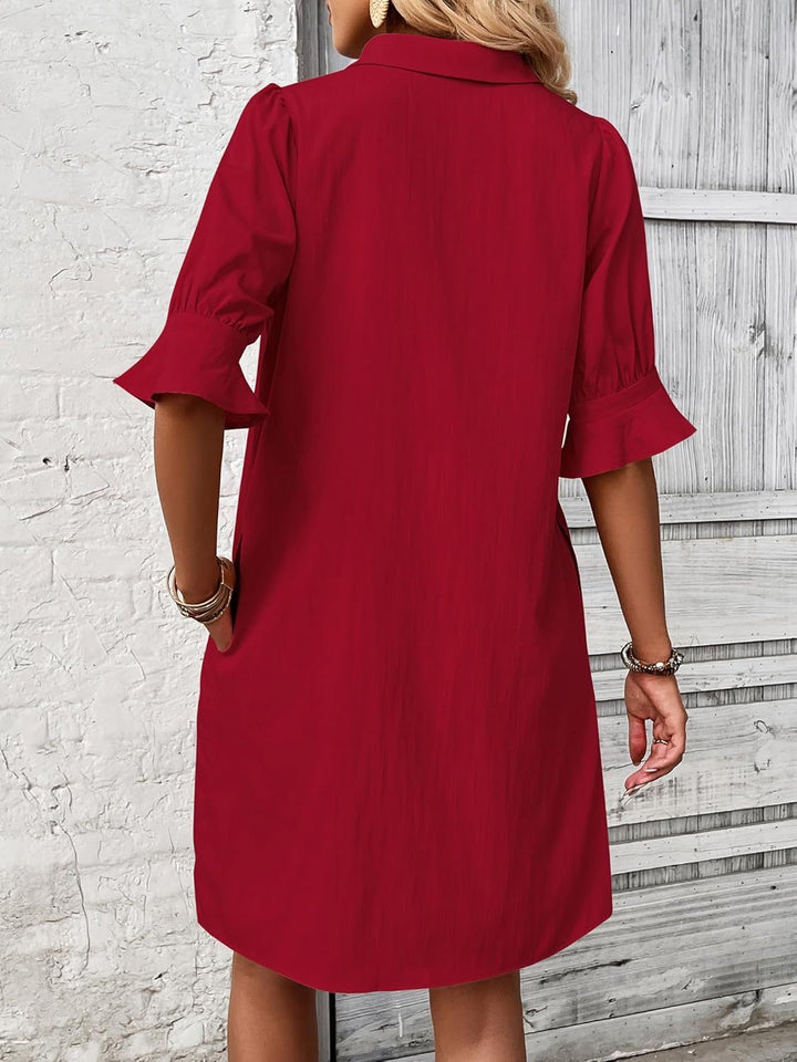 Elsie | Elegant Ruffle Dress