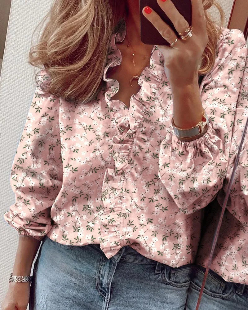 Sienna | Elegant Long-Sleeve Blouse