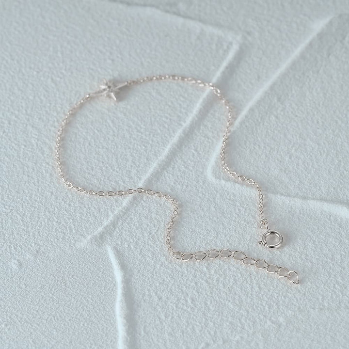Miriam – Bracciale in argento con catena sottile