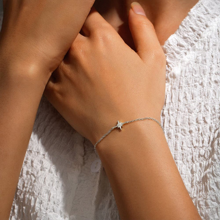 Miriam – Bracciale in argento con catena sottile