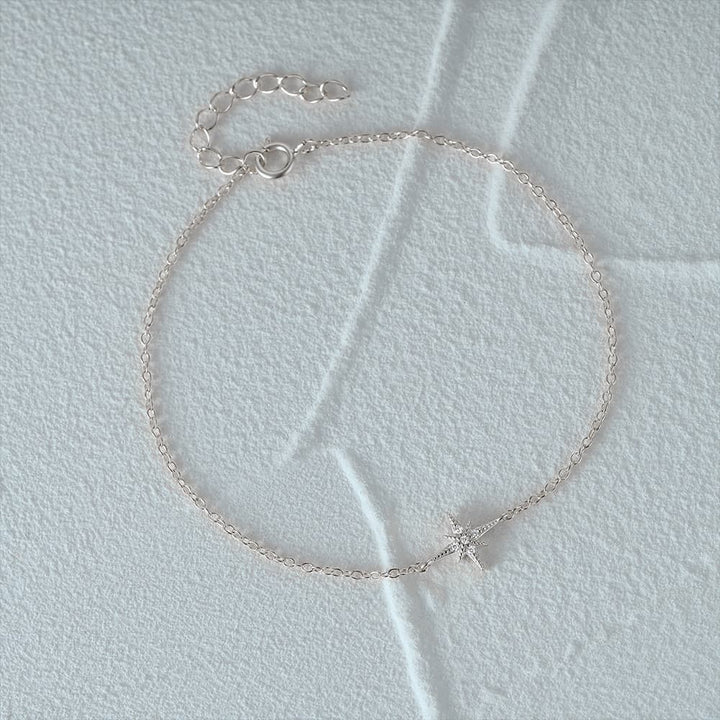 Miriam – Bracciale in argento con catena sottile