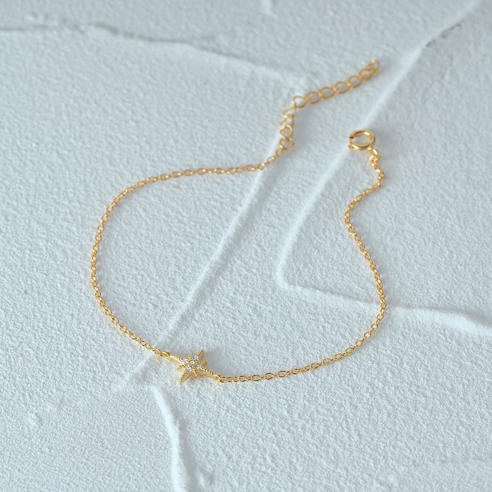 Miriam – Bracciale in argento con catena sottile
