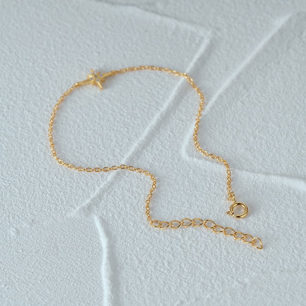 Miriam – Bracciale in argento con catena sottile
