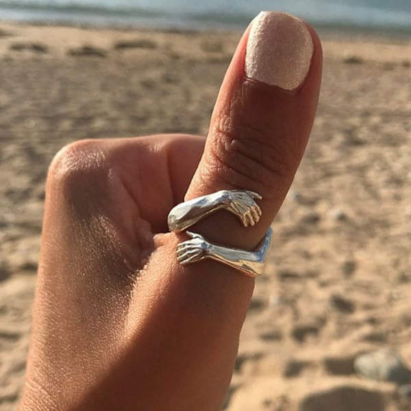 Petra – Anello regolabile in argento