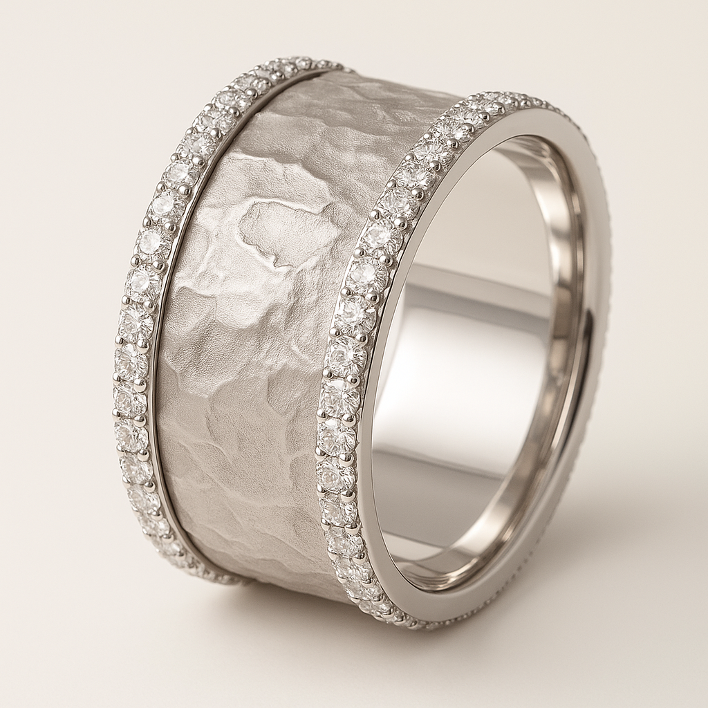 Hana – Anello vintage in argento con zircone