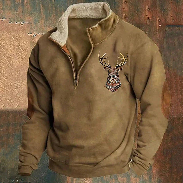 Alfie | Jumper with stag detail
