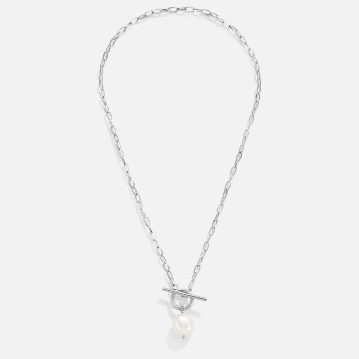 Eveline – Collana dorata con pendente decorato con perle