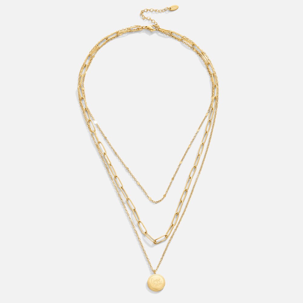 Carolin – Collana multistrato con pendente rotondo