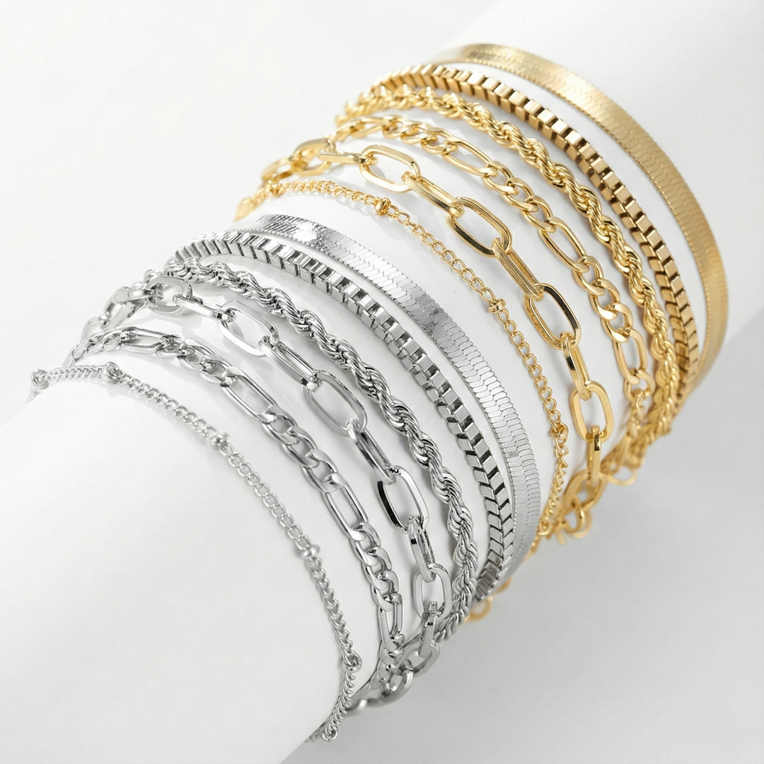 Juna - Set di bracciali | Oro
