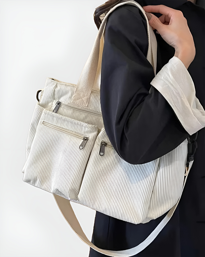 Ysabeline – Corduroy Utility Tote Bag
